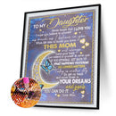 Diamond Painting English Letter Partial Special Drill Picture of Rhinestone Kit