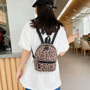Fashion Women Animal Pattern Printing Backpack Casual Small Handbags (D)