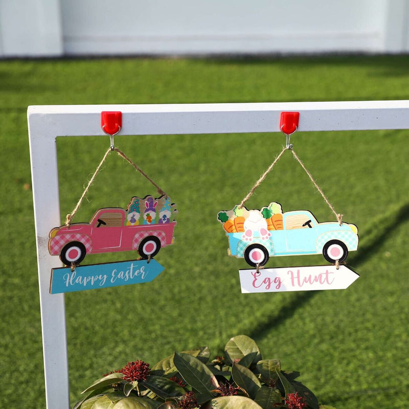 Dwarf Carrot Car Pendant Happy Easter Easter Plaque Easter Hanging Ornaments