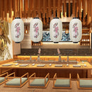 10 inch Lantern Fabric Japanese Style Printing Cloth for Sushi Restaurant D