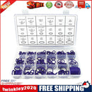 270pcs 18 Sizes HNBR O Rings Rubber Air Conditioning Seal Ring Set (Purple)