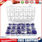 270pcs 18 Sizes HNBR O Rings Rubber Air Conditioning Seal Ring Set (Purple)