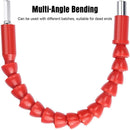 Flexible Shaft Electric Screwdriver Drill Bit Extension Rod (Red 295mm)
