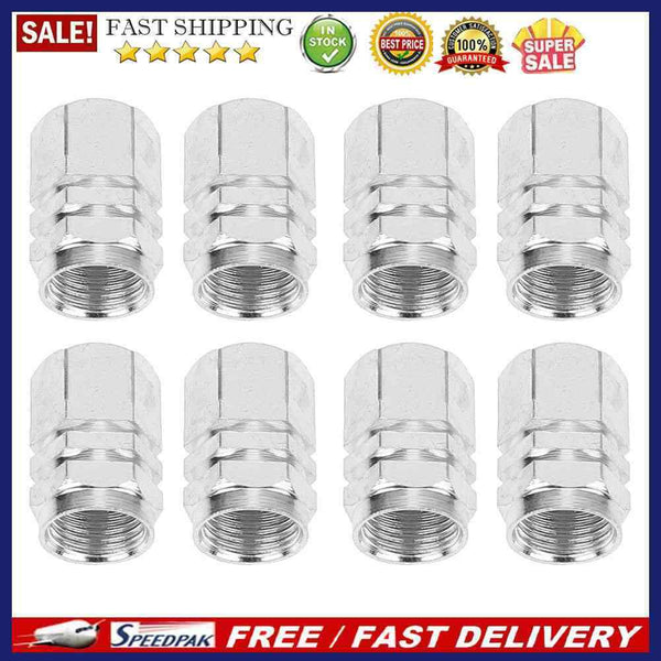 8pcs Aluminum Alloy Tire Valve Stem Caps for Car Motorcycle Truck Bike Univer