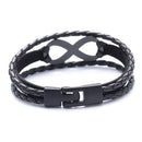 Leather Braided Retro Ethnic Woven Charm Women Men Bangles Jewelry Gift Bracelet