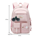 Nylon College Middle High School Backpack Large Capacity School Book Bag Mochila
