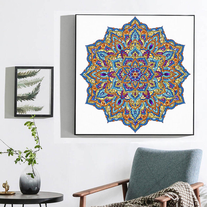 Partial Drill 5D Special Shape Diamond Painting Abstract Mandala Kit (X052)
