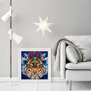 5D Tiger Diamond Painting Special Shape Rhinestone Partial Drill