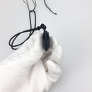Jewelry Blessing Black Lucky Amulet Necklace Hexagram Shape Obsidian Pendant