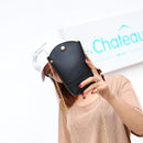 Women PU Leather Mini Phone Bag Chain Bag Shoulder Crossbody Bag(Black)