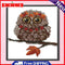 Owl Pattern Partial Cross Stitch 14CT DIY Printed Embroidery Packs Home Decor