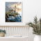 5D DIY Seaside Lighthouse Full Square Diamond Painting Mosaic Picture Decor Kit