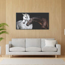 Two Horses Oil Paint By Numbers Kits DIY Handpainted on Canvas Gift Unframed