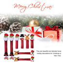 Kitchen Christmas Microwave Oven Gloves with Coasters Heat Resistant Gloves