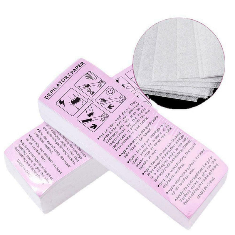 Depilatory Paper Waxing Strips Non-woven Hair-removing Face Leg Paper L3O6