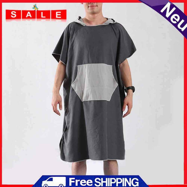 Microfiber Beach Wrap Coat for Men and Women, Swim, Bath towel, Umhan