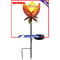 Metal Flowers Solar Lights, Outdoor Stake Art Light, for Yard, Lawn, Courtyard