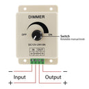 Lamp LED Knob Dimmer Switch Single Color Dimmer DC 12V 24V 8A Manual Adjustable