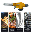 Flame Gun BBQ Cooking Butane Burner Welding Gas Torch Flamethrower (Yellow)