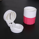 Medicine Cracker Cutter Grinding Pill Box Cutting Tablets Box(Red) Newly