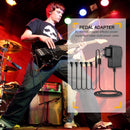 Daisy Chain Cable 1 to 5 Ways Guitar Effect Pedal Accessory 9V 850mA Adapte