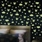 3pcs/set Luminous Rabbit Cloud Star Wall Stickers Waterproof Room Decor Decals