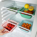 Pull-out Drawer Stretchable Refrigerator Food Holder Space Saving Storage Food