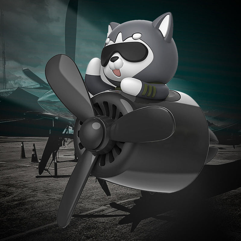 Car Air Freshener - Air Outlet Vent Aromatherapy Diffuser Ornaments (Black)