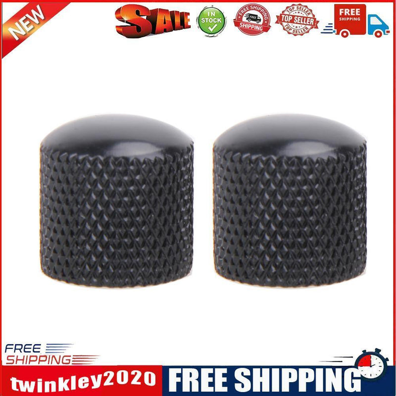 4pcs Electric Bass Guitar Volume Tone Control Knobs Dome Knobs Guitar Parts