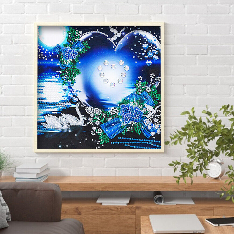 Love the swan 5D DIY Partial Special Shape Drill Diamond Painting