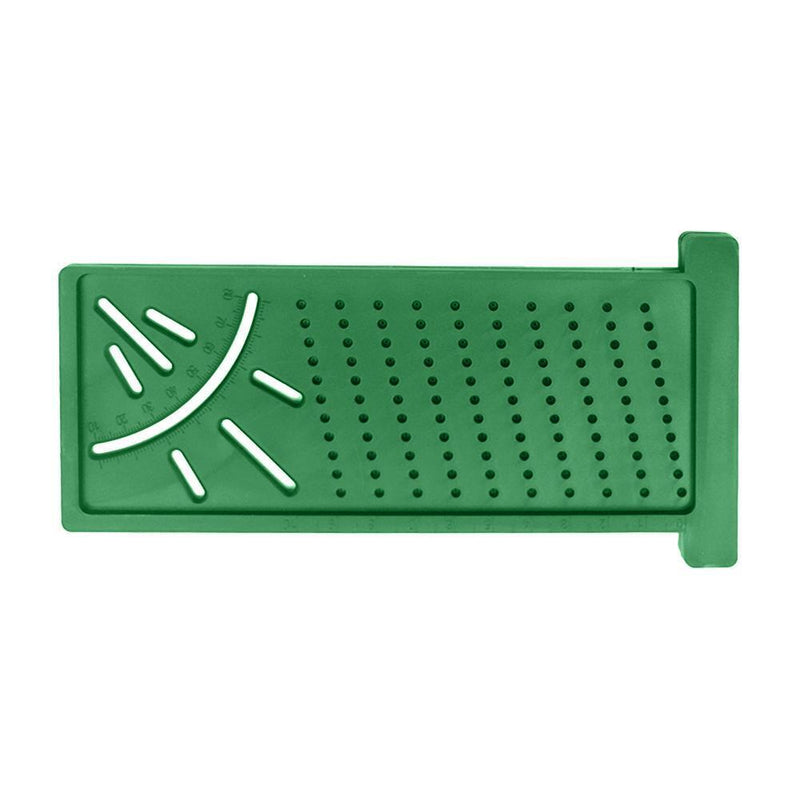 Woodworking Scribe Mark Line Gauge Cross-Out Carpenter Angle Ruler (Green)