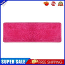 3pcs Fluffy Rugs Anti Slip Doormat Carpet Floor Mat(Red)