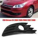 Front Bumper Fog Lamp Grill for Citroen C4 2004 2005 2006 2007 2008 (Left)