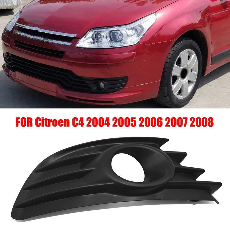 Front Bumper Fog Lamp Grill for Citroen C4 2004 2005 2006 2007 2008 (Left)