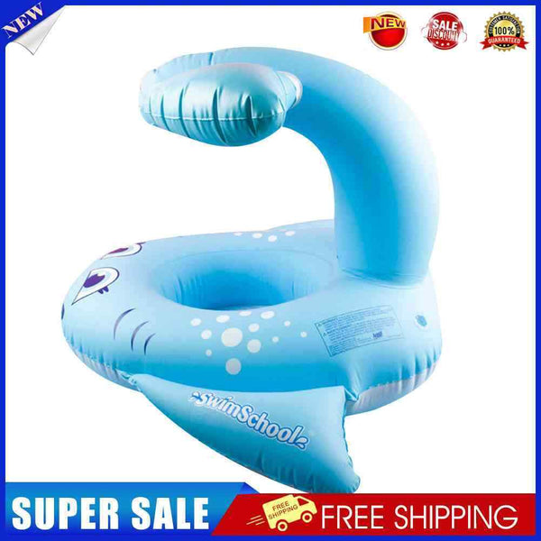 Whale Shaped Inflatable Baby Swim Seat Safe Swimming Pool Water Toys Float Ring