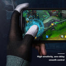 2pcs Sweat Proof Touch Screen Gaming Finger Thumb Sleeve Gloves for PUBG Newly