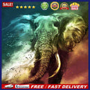 5D DIY Full Drill Diamond Painting Elephant Cross Stitch Embroidery Kit