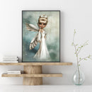 Diamond Painting Cartoon Ugly Girl 5D DIY Full Drill Round Rhinestone Home Decor