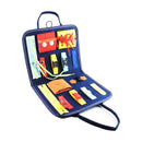 Children Teaching Aids Fine Motor Training Clothes Storage Bag Activity Board