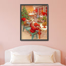Point Drill Craft Handmade Christmas Dinner Canvas Mosaic Full Diamond Painting