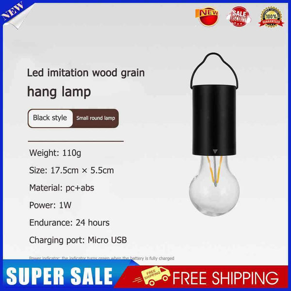 #A Portable Camping Tent Hanging Light Round Atmosphere Lantern Lamp Warm Light