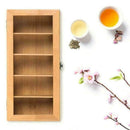 Wood Bamboo Tea Bag Box Storage Organizer Holder Sorter U 5 K Compartments Q4X0