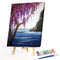 Art Hand Painted Oil Paint By Numbers Digital Scenery Drawing Canvas Home Dec