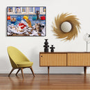 Painting By Numbers Kit DIY Naughty Cat Hand Painted Canvas Oil Art Picture