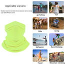 Cycling Camping Neck Tube Scarf Ice Silk Outdoor Running Bandana (green) Newly