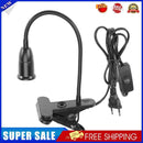 5PCS 1.7m E27 Clamp Lamp Base EU Plug  LED Socket Holder with Switch Wire