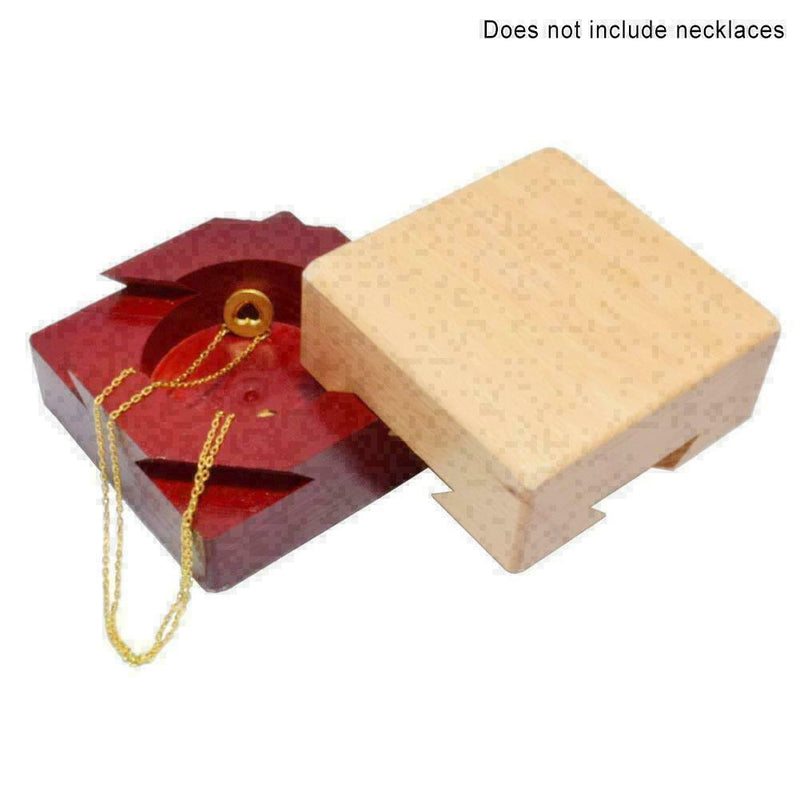 Secret Puzzle Box Brain Teaser Games Wooden Gift Hidden Favo T7T6