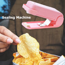 Portable Sealing Machine Food Storage Snack Bag Mini Heat Sealer (Pink) Newly