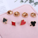 Shirt Accessories Club Alloy Funny Brooches Collar Pins Boutonniere Badges