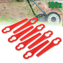 30pcs Grass Trimmer Strimmer Plastic Blade Lawn Mower Garden Cutter (Red)